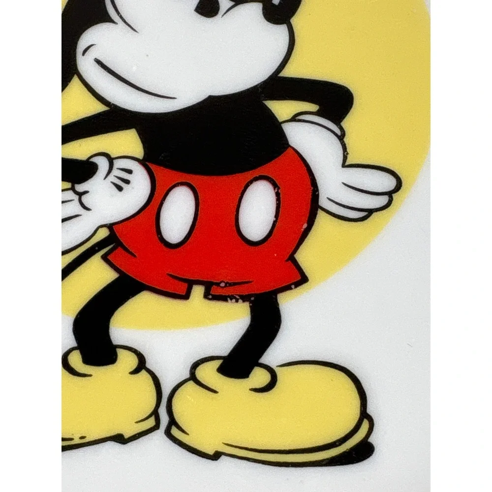 Vintage Walt Disney Productions Japan Plates Mickey Donald Pluto Dopey‎ Set 4
